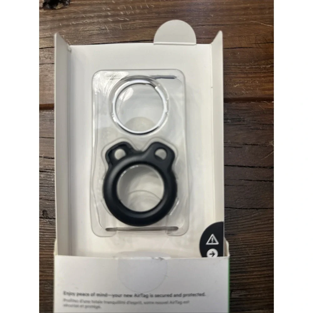 New Belkin - Secure Holder with Key Ring for Apple Airtag - F8W973b BLK Black